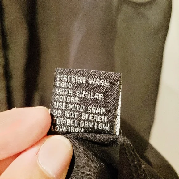 FCNY Sheer Black Sleevless Button Down Top - Picture 7 of 7